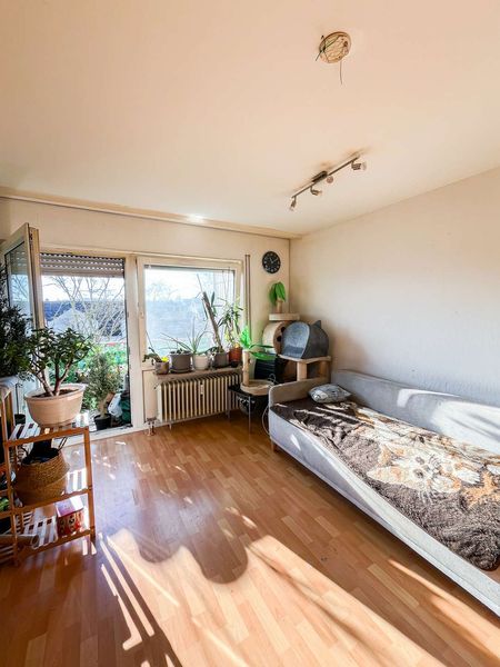 1,5-Zimmer-Wohnung mit Südbalkon und Aufzug in ruhiger Wohnlage